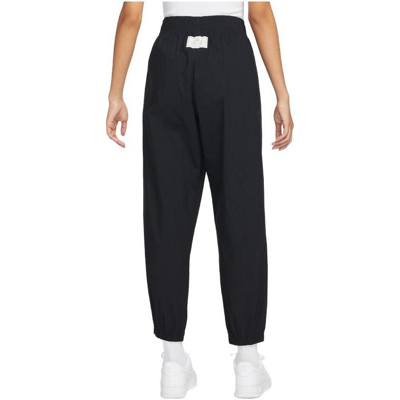 Nike Sportswear Icon Clash Solid Color Printed Logo Jogger Pants Women Bottoms Black White DR6001-010