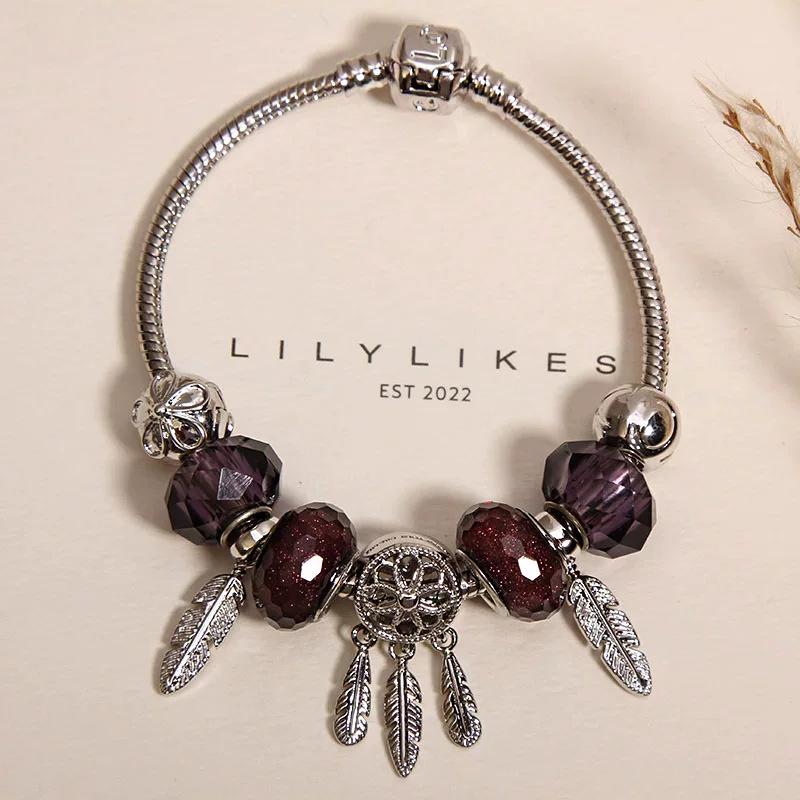 Elegant Women's Bracelet – Luxury Retro Beaded Design with Panjia Style for a High-End, Exquisite Feel.