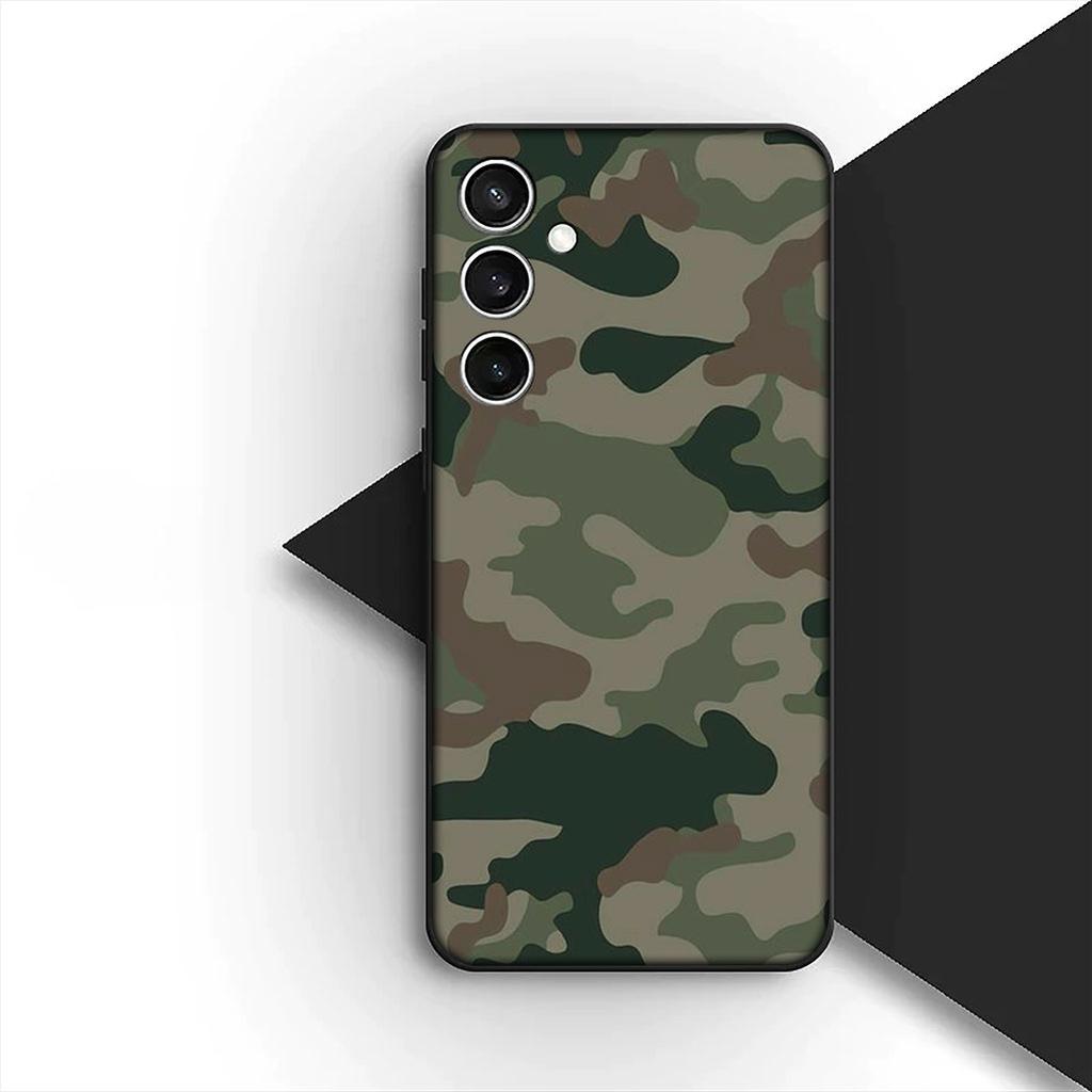 Cover Camo Militärmuster Armee Tarnung für Samsung Galaxy S22 S21 S20 Fe Ultra S9 Plus + A13 A22 M21 M31 M55 M15 Handyhülle