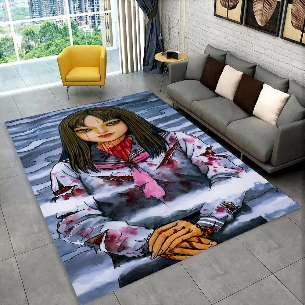 Horror Ito Tomie Kawakami Duch Kreskówkowy Dywanik Dywan do Salonu Sypialni Wystrój Domu, Dekoracja na Sofę Wycieraczka