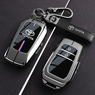 Transparent Car Key Fob Case Cover Black Key Case Shell Protector For For Sienna For Venza For Car Accessories