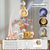 Rotating Baby Stroller Rattle: Musical Bedside Hanging Toy for Newborns