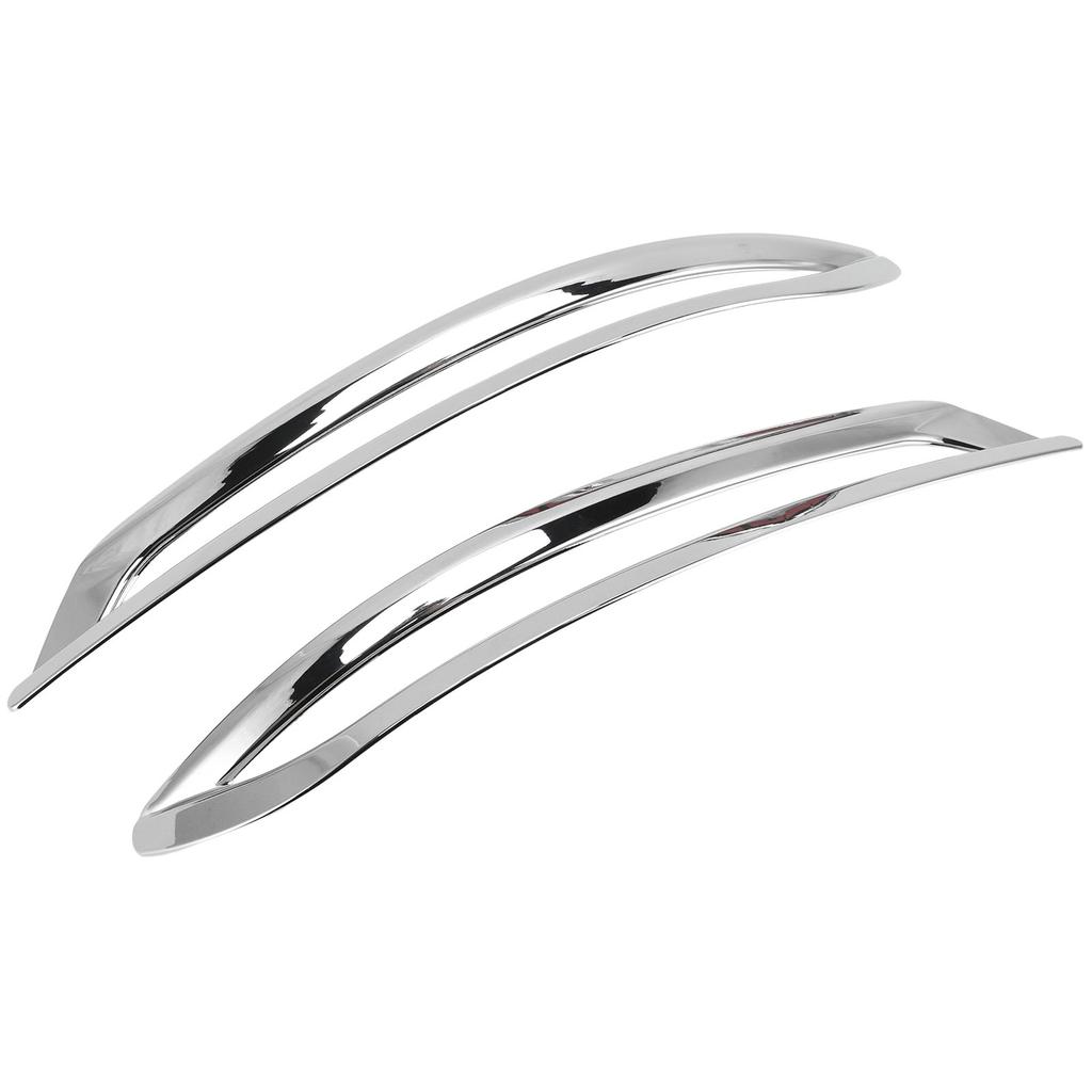 2 ST Bakre Dimljus Trim Dekorationsskydd Glänsande Silver Anti-blekning Ersättning för XC60 2018‑2020