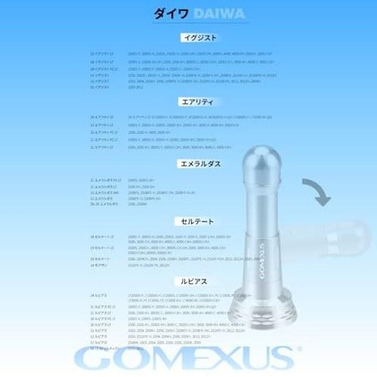 Gomexus R6 Reel Stand 48mm Spinning Protection Daiwa Shimano Exist Twin Power Stella Compatible 7.9g Ultra Lightweight Folding Hook Hanging Case Gear