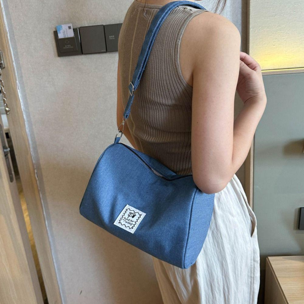 

Handbag Bucket Bag Shoulder Strap Casual Crossbody Bag Fashion Denim Shoulder Bag Outdoor