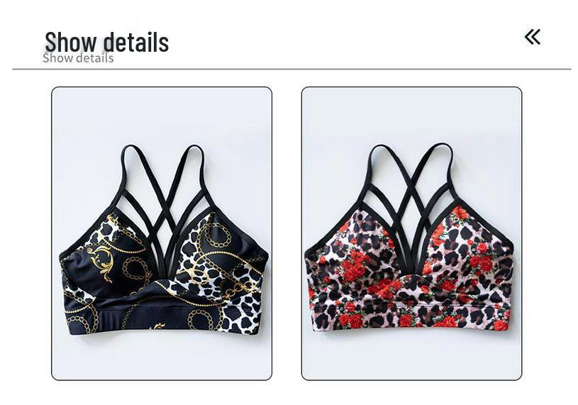 Leopard Print Women's Sleeveless Yoga Camisole - Fitness & Dance Vest