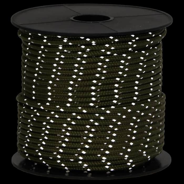 VidaXL Corde de haubanage de tente avec bandes réfléchissantes et clés, corde de haubanage, corde de haubanage 4008123