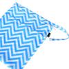 Damero Wet Bag Bath and Great for the Hot and Yellow Wave Blue (Waterproof) 2-Piece Set Clothes, Diapers, Towels, Swimsuit, Supplies, Meals.