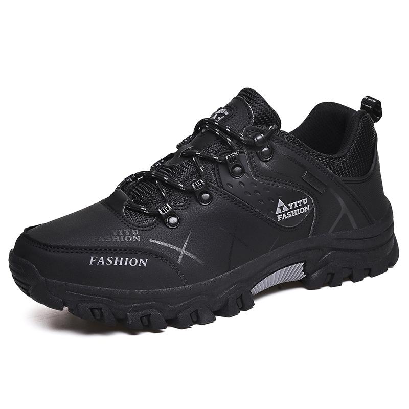 Fashion Winter Snow Shoe for Man Waterproof Platform Green Ankle Boots Leather Sneakers Fashion Men's Boots 2024 Hiking Sneakers Shoes