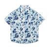 Summer Hawaiian Wear Beach Shirt Trendy Coconut Flower Shirt Men's Short Sleeves