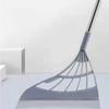 Soft Broom Hair Free Sweeper Floor Squeegee for Bathroom Home Cleaning