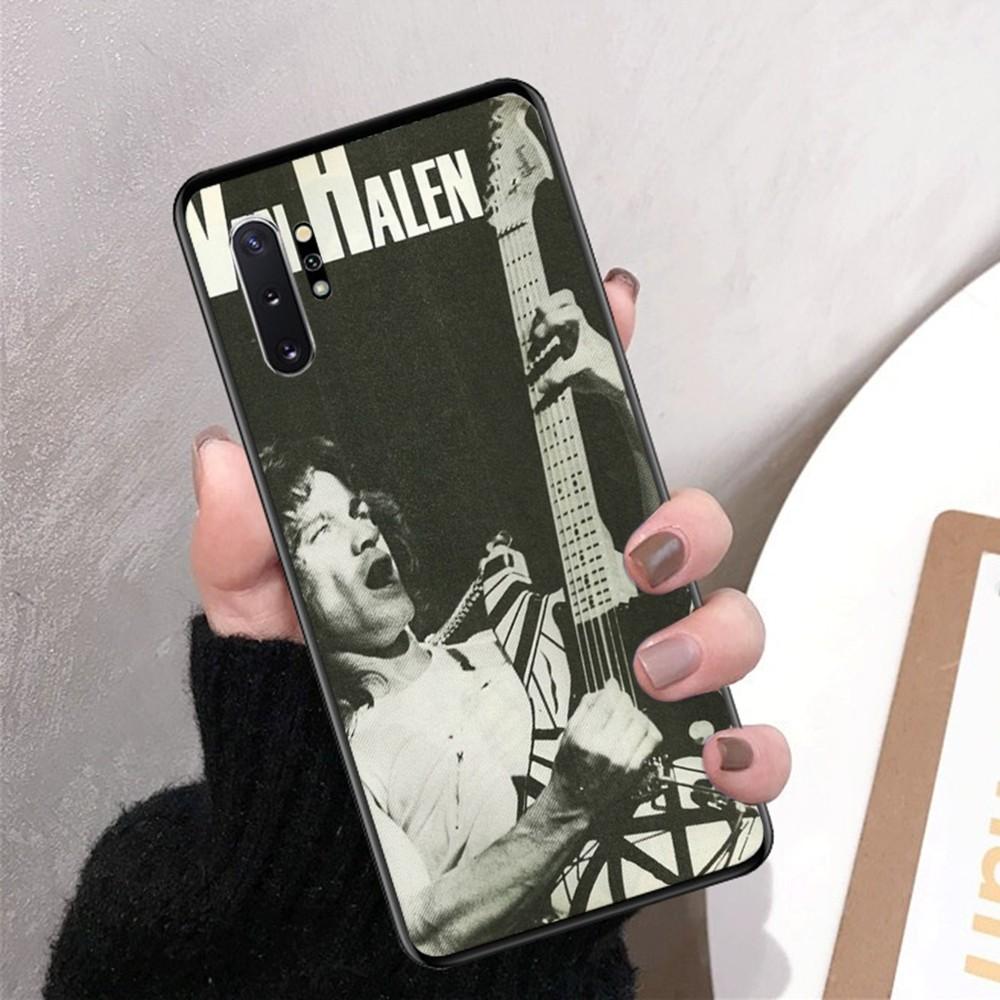 E-Eddie V-Van-Halen Music Guitar Phone Case For Samsung Note 8 9 10 20 Pro Plus Lite M 10 11 20 30 21 31 51 A 21 22 42 02 03