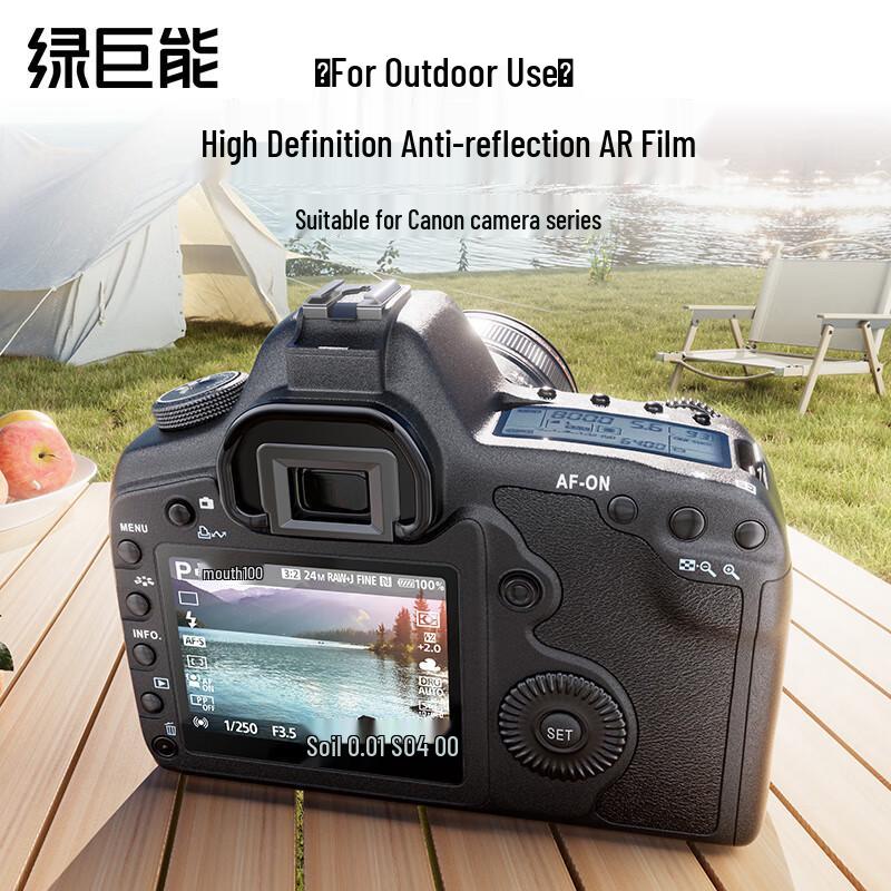 LLANO Camera AR Screen Protector Film for Canon EOS R Series