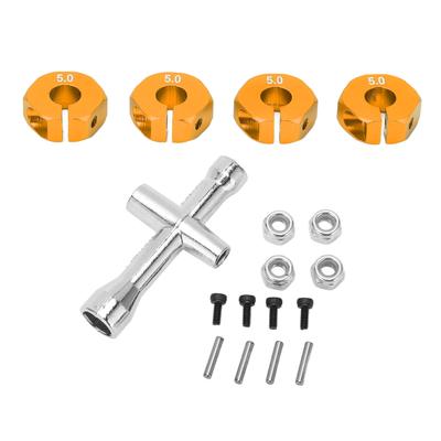 4Pcs 12mm Rad Hex Stick Hub Adapter Combiner Koppler mit Pins Schrauben RC Auto Ersatz Teile