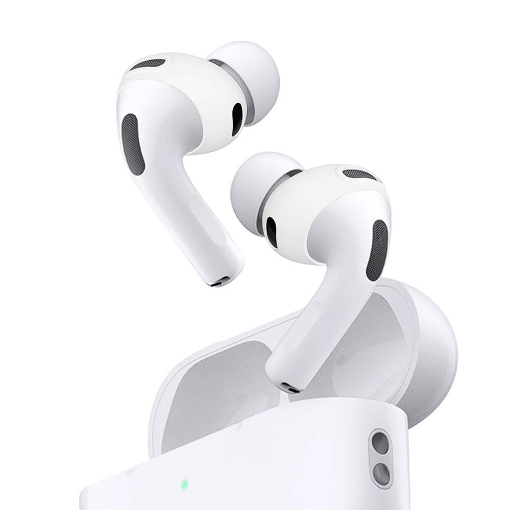 

1 пара силіконових чохлів для навушників для Airpods Pro, протиковзкі, м які амбушури, накладки-гачки для вух, кришки для Airpods Pro 3, амбушури для навушників білий