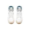Li Ning Fabric Leather 005 Classic Retro Color Block Sports Casual Breathable High-Top Sneakers Women Sneakers White ALFR166-1
