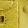 CELINE Trapeze Small Handbag 174683 yellow Calfskin Women Used