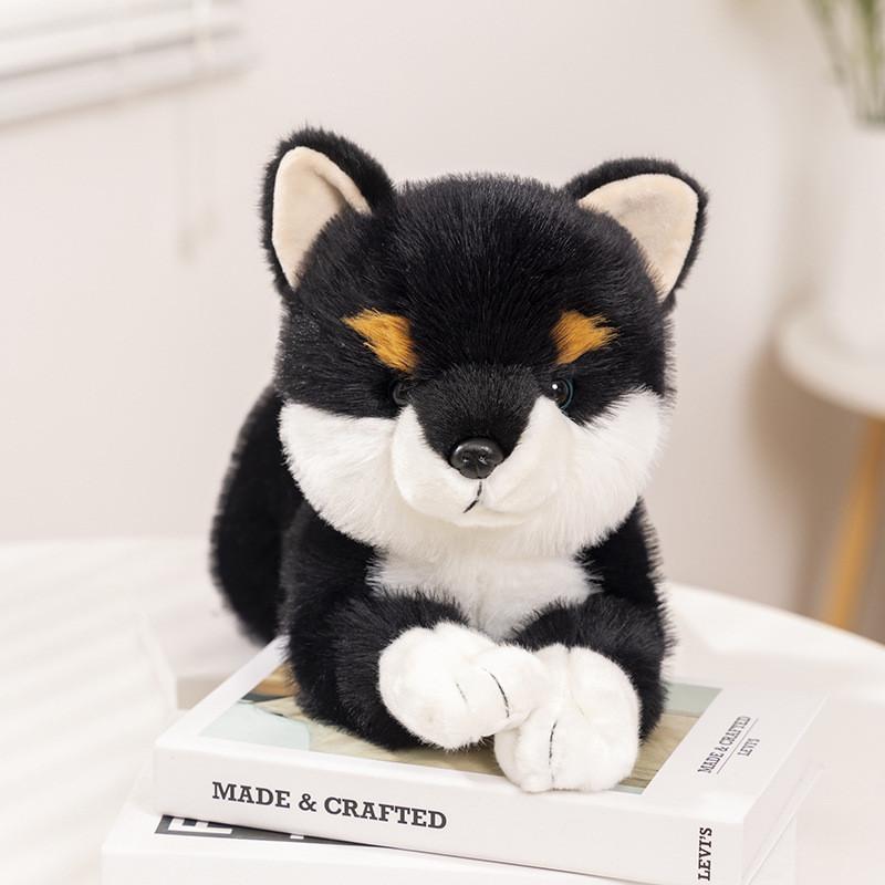 Realistic Fluffy And Plush Husky Dog Doll Highquality Stuffed Animal Children For