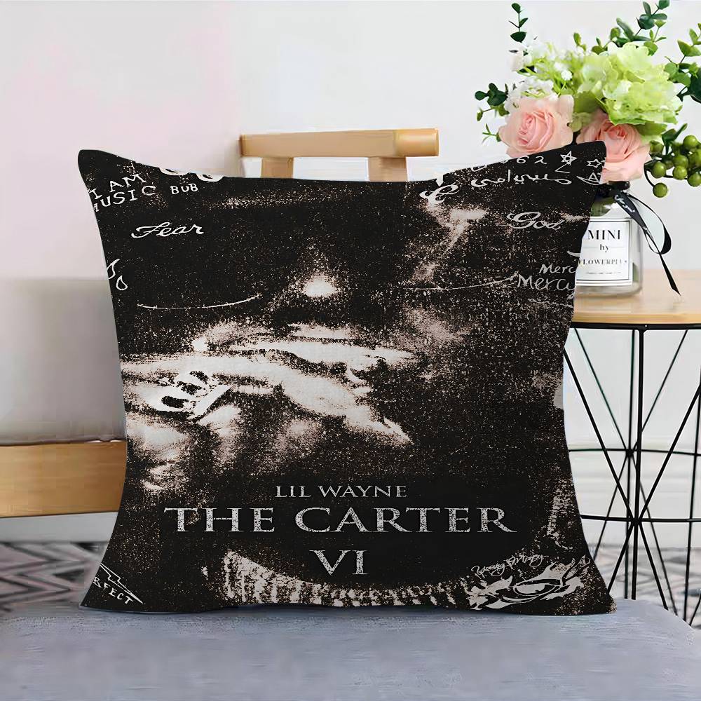 Hip Hop Rapper Lil Wayne Tha Carter Cushion Cover Decorative Pillow Sofa Home Decor Case Pillow Cases
