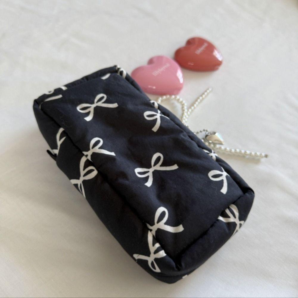 Bowknot Pencil Case Multi-function Stationery Bag New Pen Bag