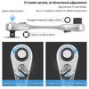 1Pc Mini Treble 1/4 Ratchet Wrench Set Double Ended Quick Socket Screwdriver Hex Torque 2-in-1 Spanner Hand Repair Tool