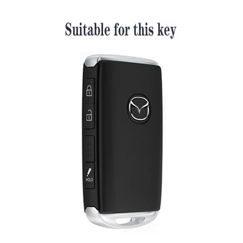Silicone Car Remote Key Case Holder Key Accessories Keychain Protected Fob for Mazda 3 6 Cx30 Cx9 Cx5 Cx8 MX5 MX30 X5 X9 Ss30
