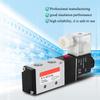 2 Position 5 Way Aluminum Alloy Pneumatic Solenoid Valve Pneumatic Piping Equipment (24V)