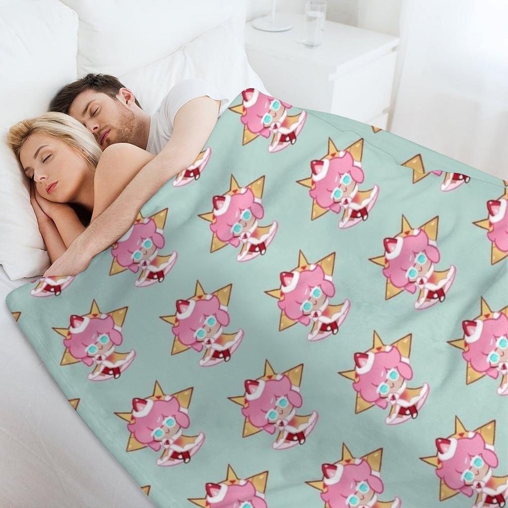 Strawberry Crepe Cookie! Cookie Run Kingdom Throw Blanket Blankets For Baby Decoratives Comforter for babies Blankets