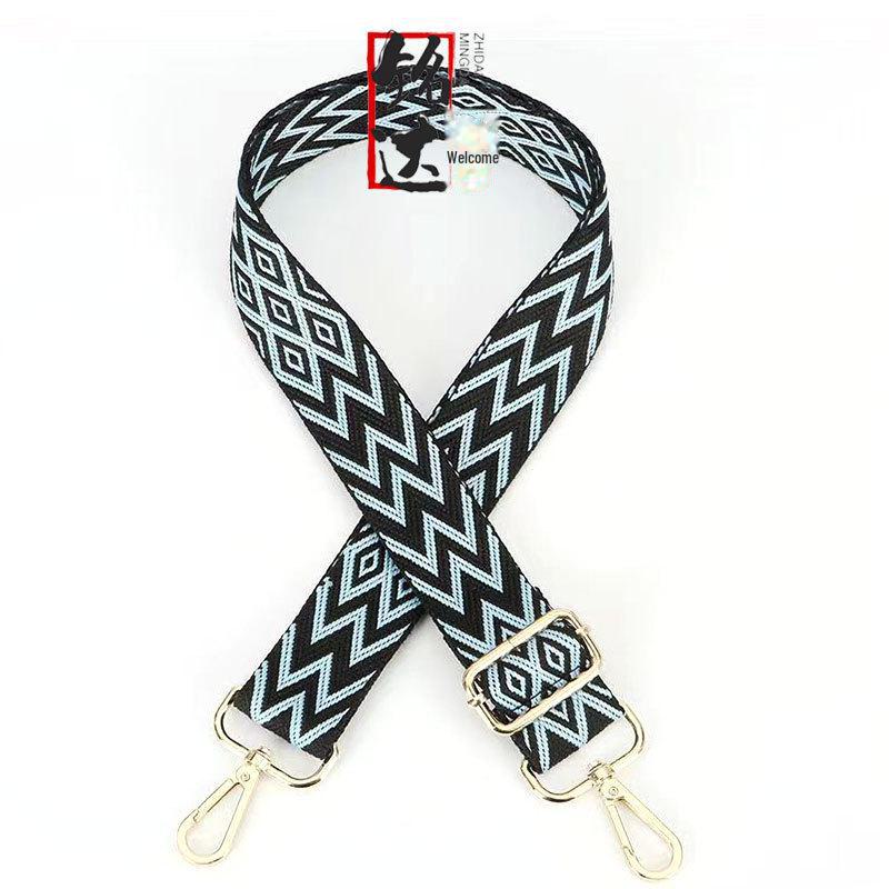 38MM Wide Adjustable Jacquard Polyester Shoulder Strap for Crossbody Bags
