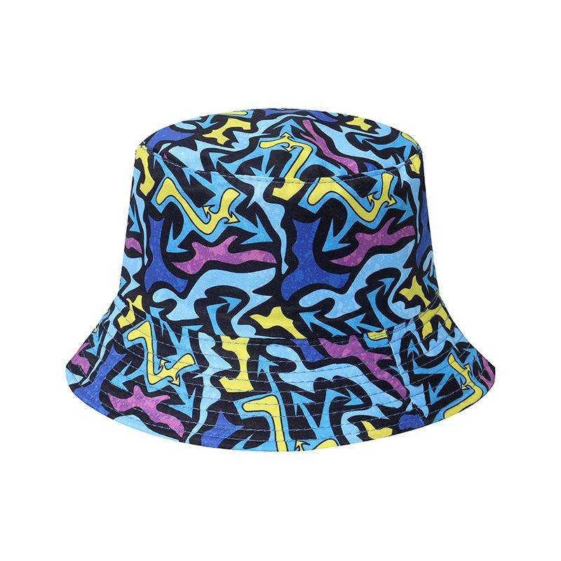 Sweet And Hat Cool Style Printing Womens Sunshade Fishermans Hatscaps