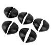 5 Pairs Round Toe Inserts Thickened PU Foam Shoe Size Reducer Non Slip Toe Cushion Filler for High Heels Sneakers Boots