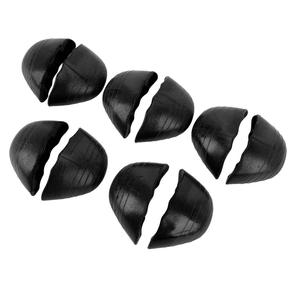 5 Pairs Round Toe Inserts Thickened PU Foam Shoe Size Reducer Non Slip Toe Cushion Filler for High Heels Sneakers Boots