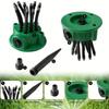 360 Degree Automatic Garden Sprinkler Rotating Nozzle Water-saving Garden Sprinkler Large Area Auto-Rotating Garden Lawn Waterer