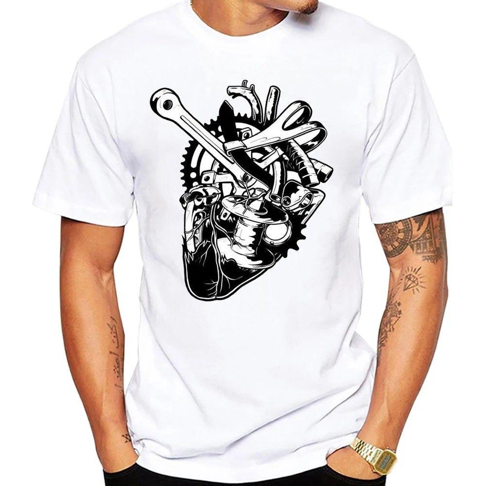 2025 Summer Mens and Womens Printed Round Neck Tshirt Europe and The United States Crazy Cycling Sports Outdoor Short Sleeve S