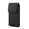 Case for ZTE Axon 50 Lite (2023) Vertical Leather and Nylon Belt Pouch - Black
