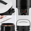 Electric Lunch Box 2L Travel Rice Cooker Small 12V 24V for Car Cooking Soup Porridge Rice Heating Keeping Warm Function
