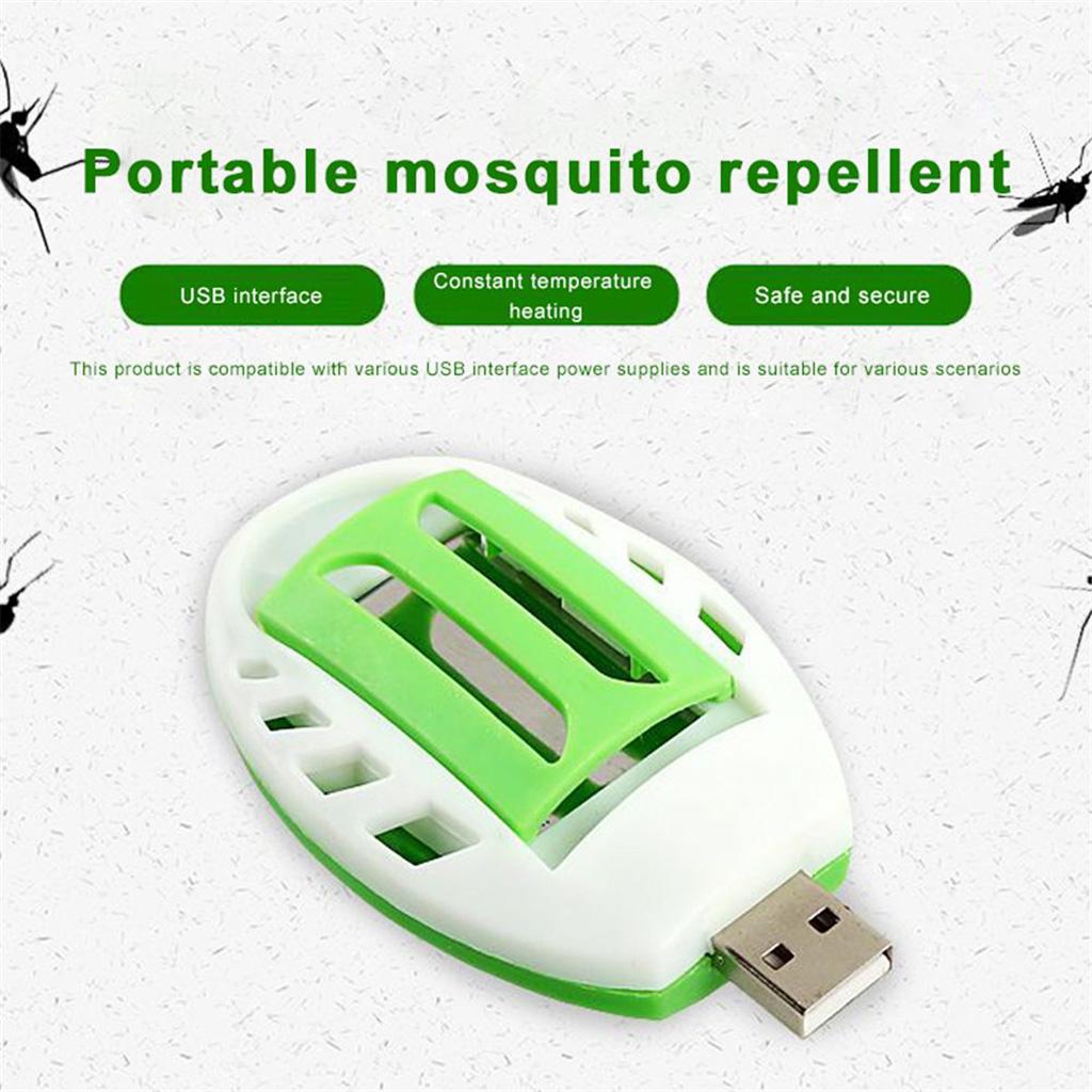 USB Mosquito Killer Electric Mosquito Repeller Portable Safety Summer Sleep Heater Repellent Incense Heater for Insect