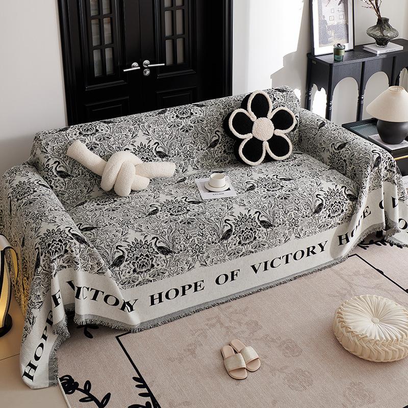 Chenille Sofa Cover Cloth for All Seasons, Anti-cat Scratching Full Cover Sofa Towel, New Style Sofa Cushion, Sofa Blanket