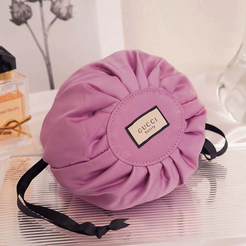 Gucci Retro Satin Drawstring Dream Cosmetic Bag Satin Silky Texture Portable drawstring bag