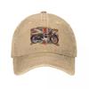 BSA British Finest Motorcycle Cap Cowboy Hat Winter Items Hat Man for the Sun Mens Hat Luxury Womens