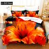 Yellow Flowers Queen Bedding Set Duvet Cover Set Bedding Digital Printing King Size Duvet Cover Set Bedding Set