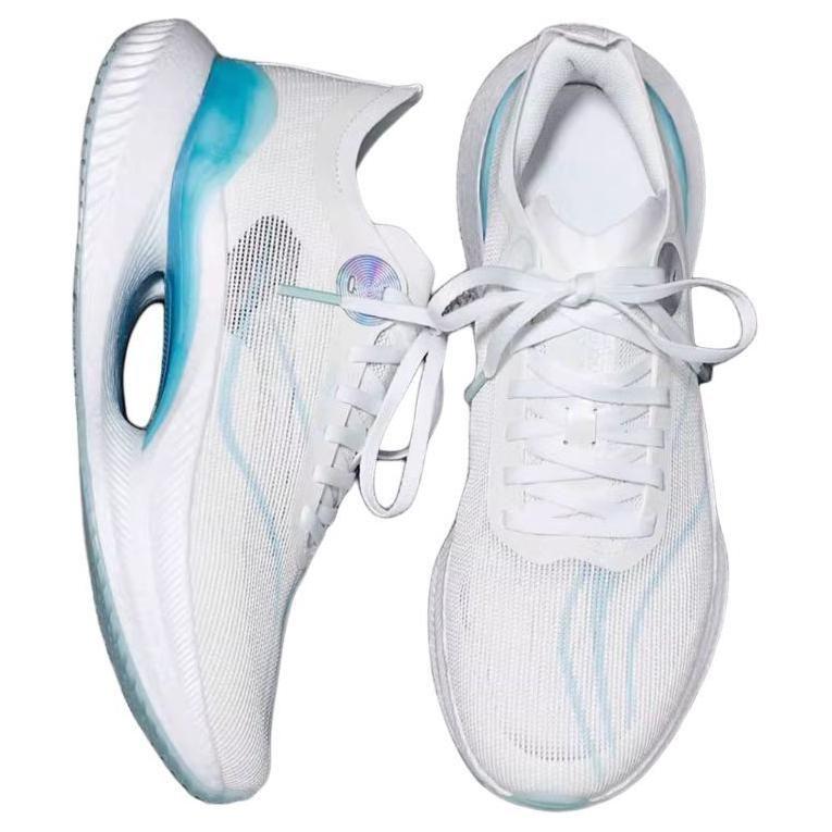 Li Ning Shadow 2 Essential Cushioning Rebound Low top A GRIP PRO Running Shoes Men's White Blue ARRU003-11