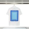 Unisex Cotton T-Shirt With Digital Print Letter Loose Fit Casual Wear