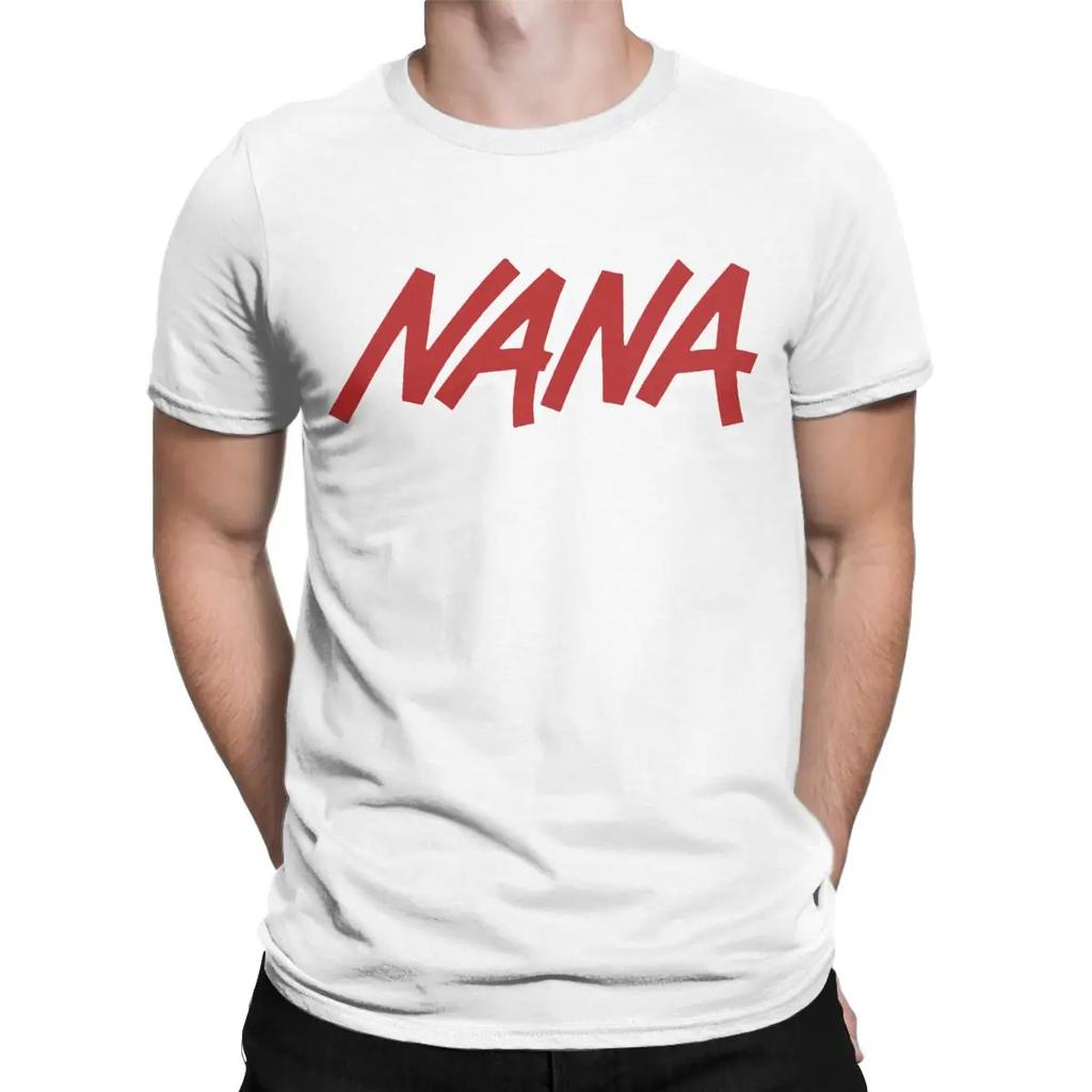 Men T-Shirt Anime Nana Osaki Casual Cotton Tee Shirt Short Sleeve T Shirt Crew Neck Clothing Summer