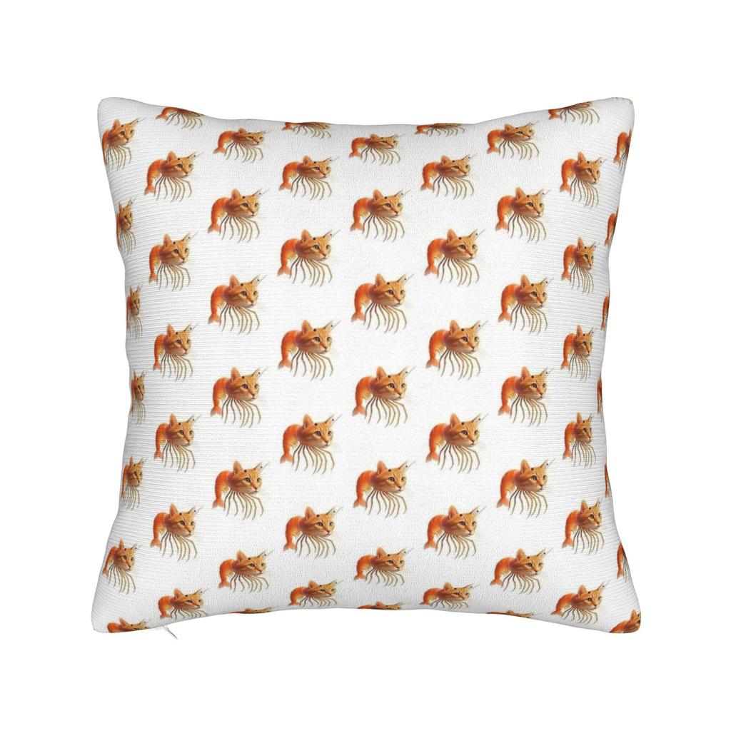 Watermeloni Crocodili Brainrot Fusion Italian Meme Pillowcases Cute Funny Pillow Case For Couch Sofa Bedroom Comfy Pillow Cover