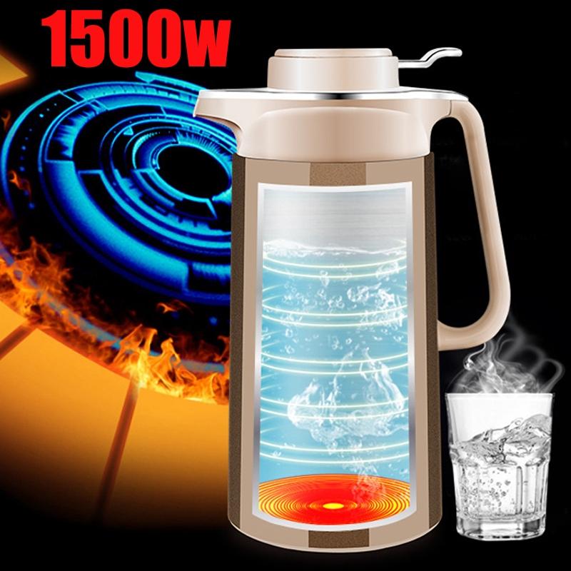Anti-scalding Electric Water Kettle Auto Power-off Protection Handheld Instant Heating 2.5L Electric Kettle wSafety Lock New