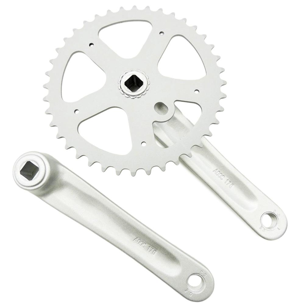 High Quality 170mm Square Taper Chainrings Set Crankset Chainset 40T 36T Crank for Mountain Bikes with Removable Chainrings