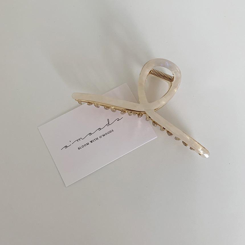 

Элегантная осенняя женская заколка-краб для волос 2024 - Большая заколка-акула для головы