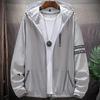 Chaquetas Tallas Grandes 9XL para Hombre Verano Finas con Capucha Cortavientos Chaquetas Ligeras Hombre Talla Grande 7XL 8XL Chaquetas