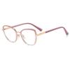 Leopard Cat Eye Reading Glasses Anti Blue Light Women Ultralight TR90 Far Sight Optical Eyewear Prescription
